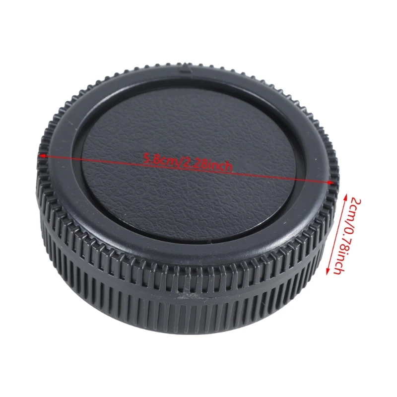 2 OM 마운트 OM-1, OM-2, OM-3 및 기타 카메라 렌즈 K1KF 용 바디 보호 캡으로 보호 후방 렌즈 커버 설정
