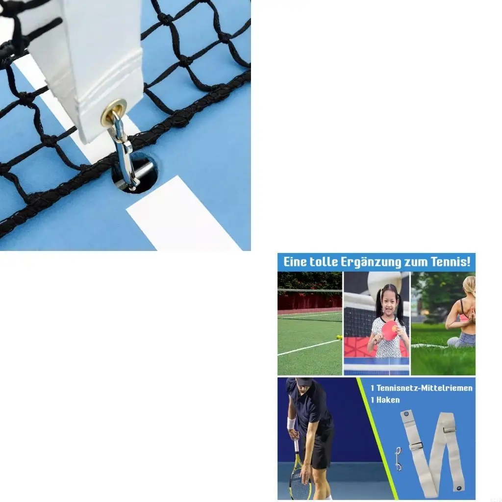 

Tennis Net Center Strap With Stainless Steel Buckle For Indoor Outdoor Courts