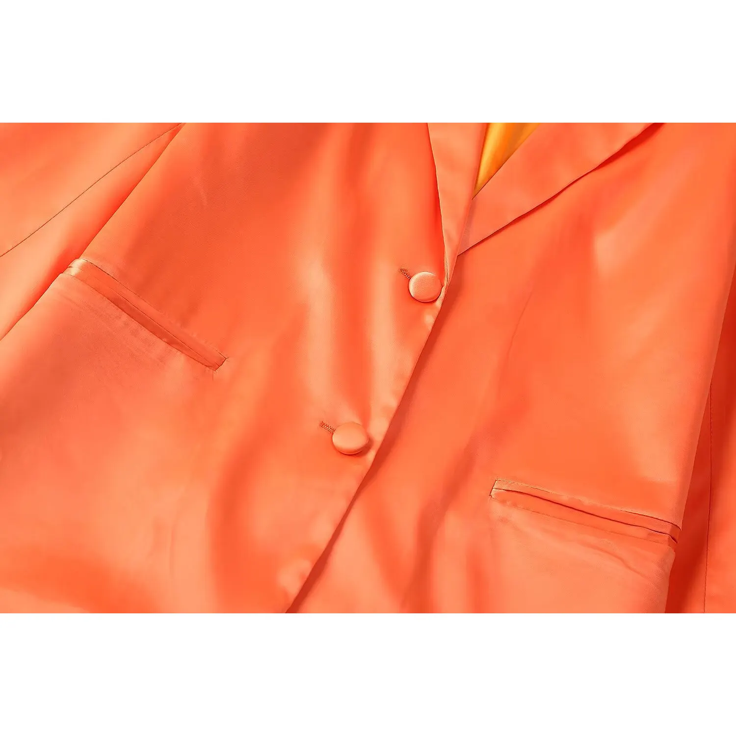 KASLEAD New Women's Fashion Versatile High-End Feathers Suit Jacket European Style Long Sleeve Polyester Fiber Button Closure