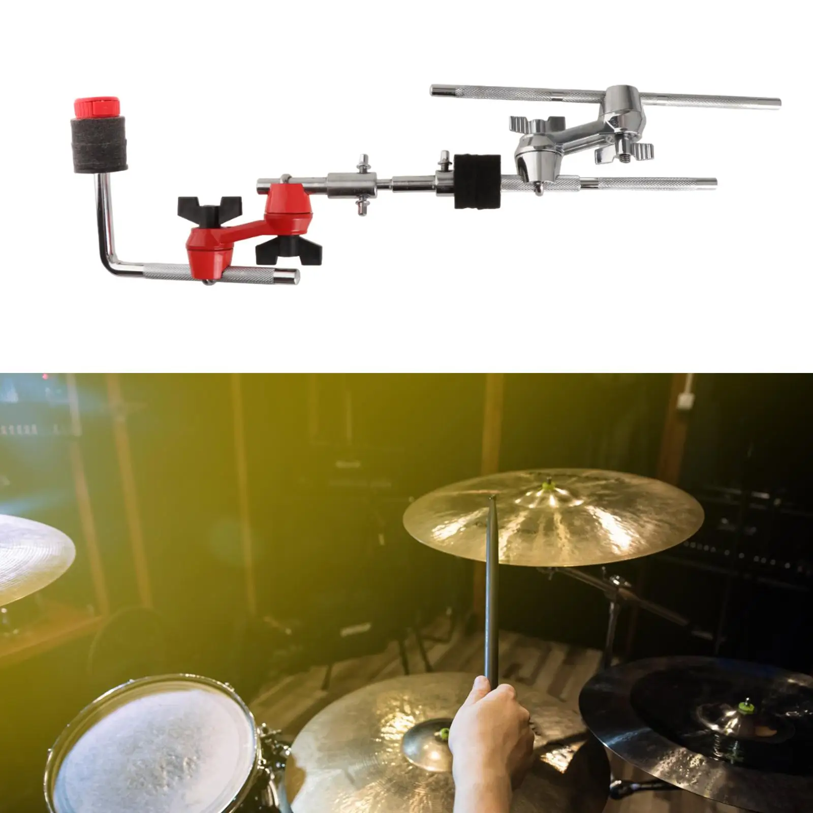 Cymbal Clamp Holder Accessories Hi Hat Cymbal Percussion Instrument Grabber