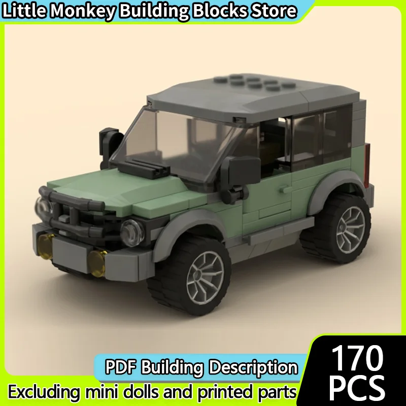 

Speed Racing Car Model MOC Building Bricks Small Off-Road Truck Modular Technology Children Holiday Gifts Assemble Toys Suit