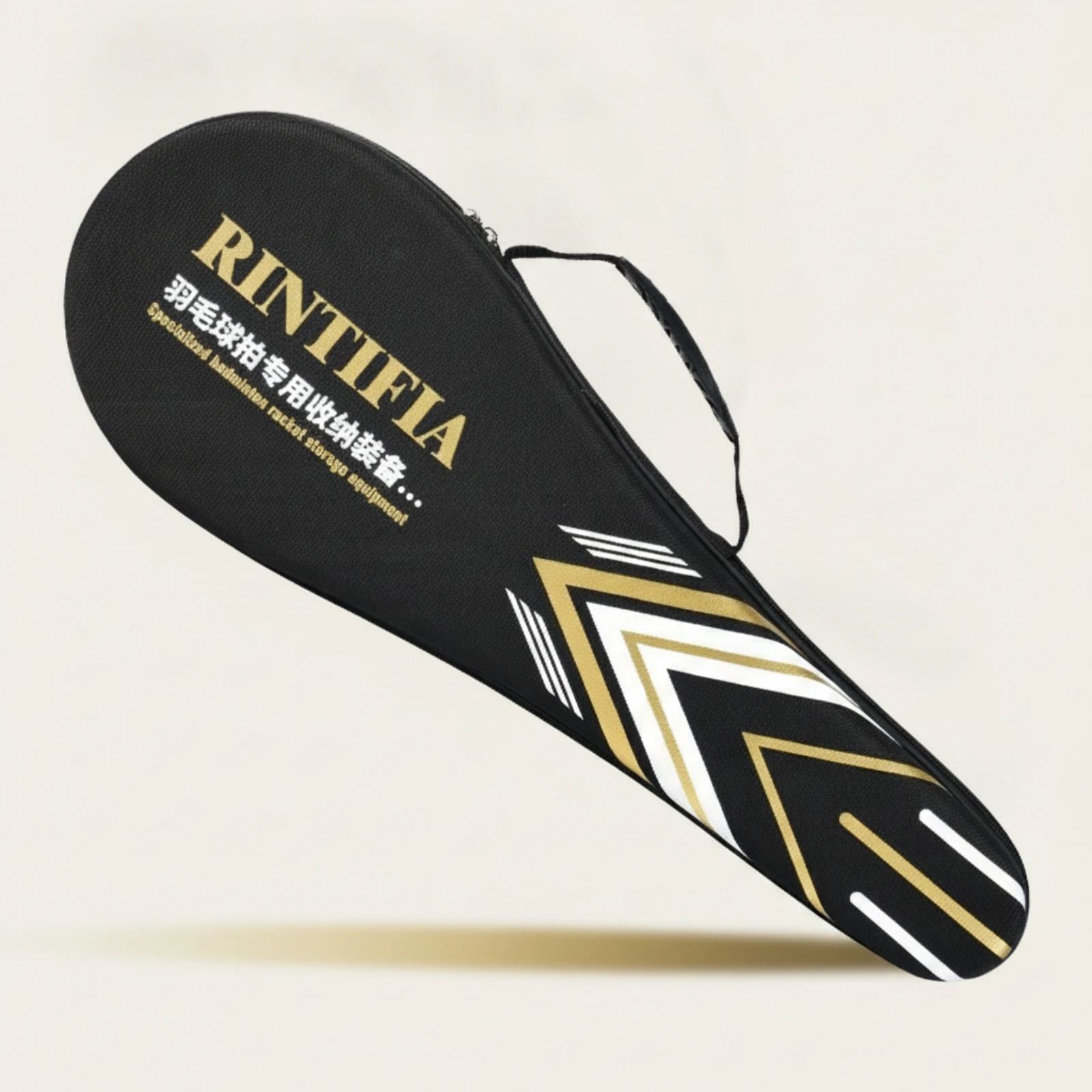 Badminton Racket Case Water-Resistant Racket Case with Handle Badminton Racquet Bag Protective Shockproof for Travel