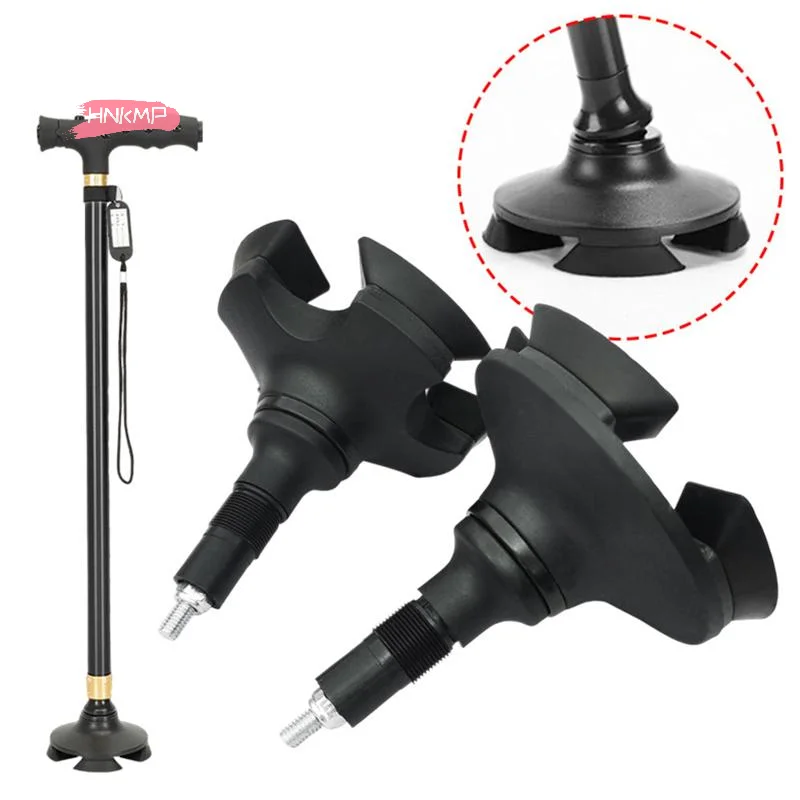 Non-Slip Crutch Tips And Walking Cane Foot Covers Elderly Stability Trekking Pole Protector Hiking Stick End Caps for Canes