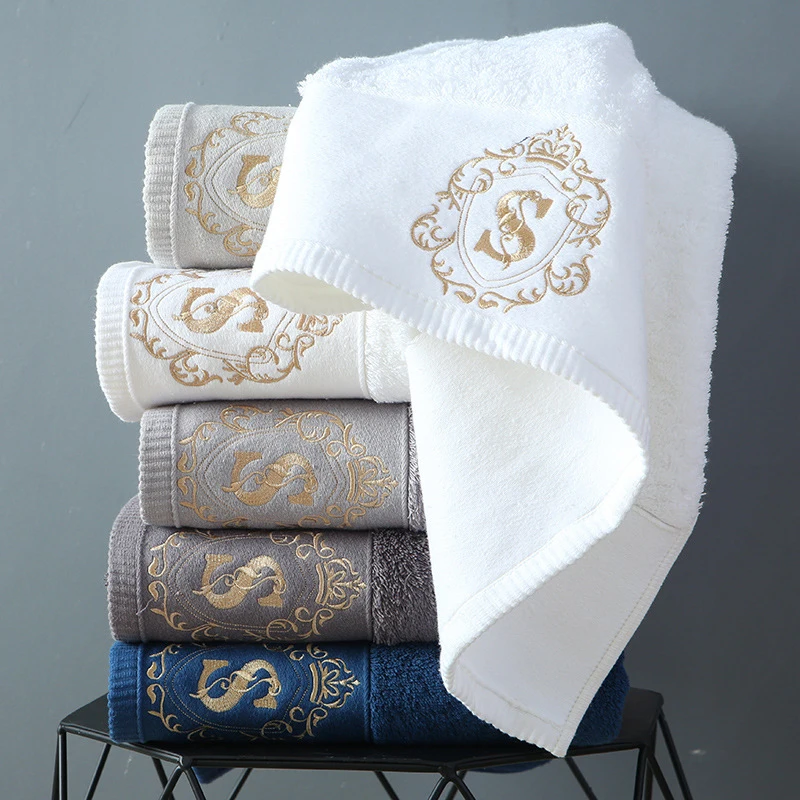 

KNCOKAR High-grade Cotton Luxury Face Bath Towel Set Soft Five Star Hotel Towels for adults Serviette sets 80x160cm