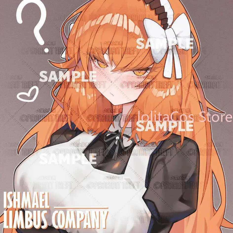 

New Limbus Company Ishmael Round Badge Anime Photocard Brooch Bag Decor Fanmade Doujin Goods Fan Collection Gift Cosplay