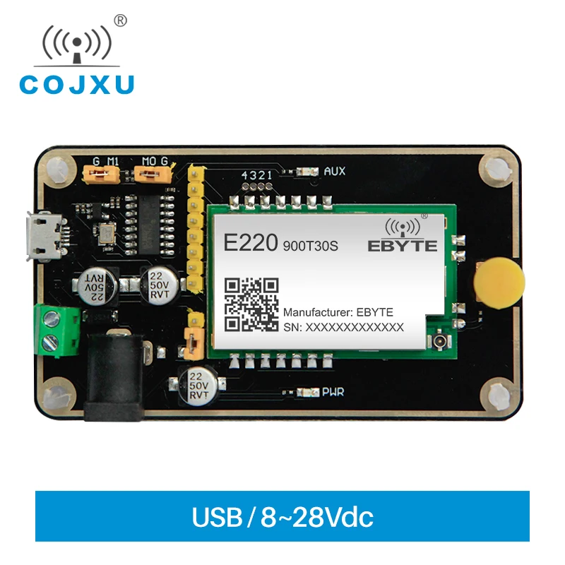 Test Board  LLCC68 E220-900TBH-01 Test Kit USB Interface Antenna 868MHz 915MHz UART Wireless Module