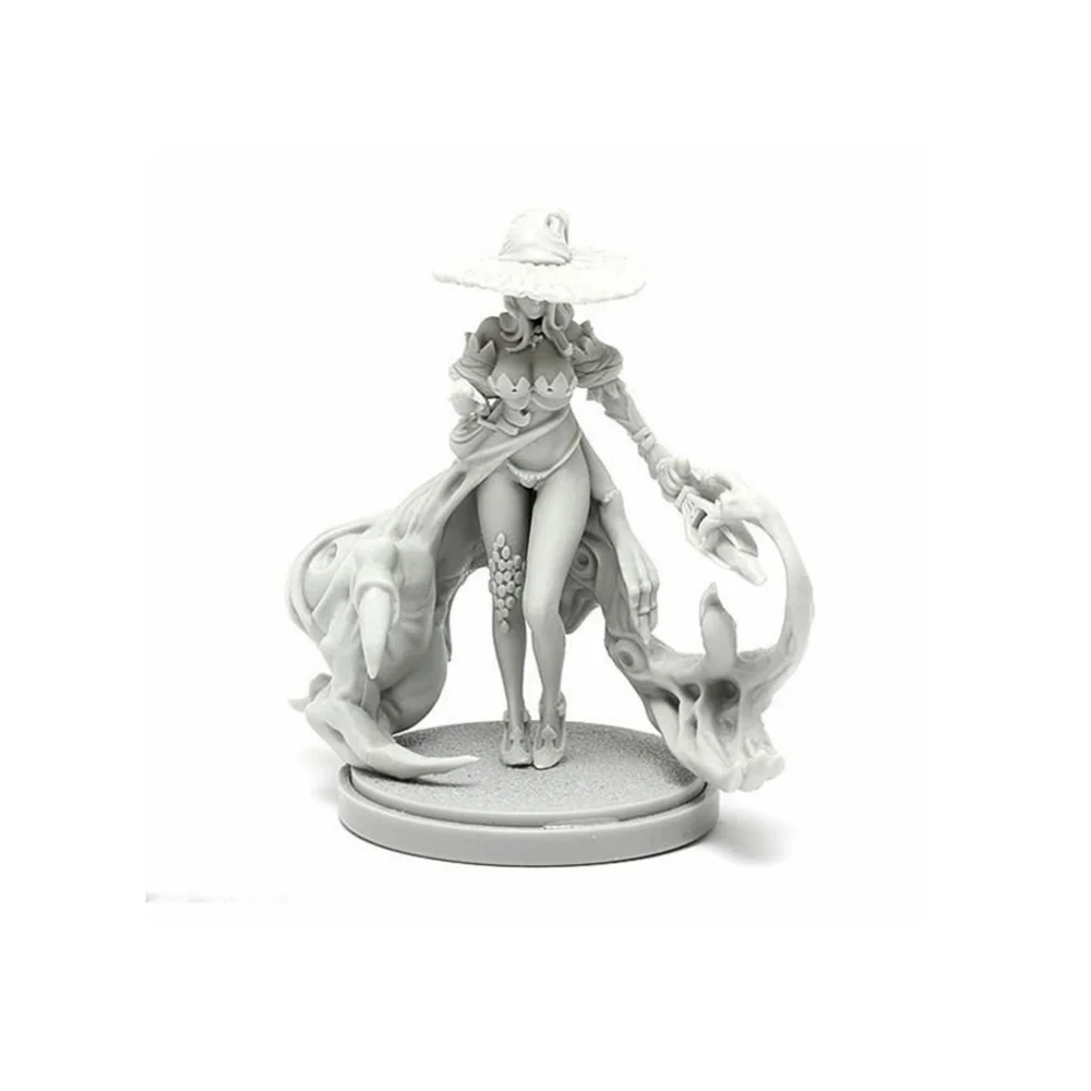 Model Kit Resin Kit 28524 Dead Kingdom Dark Disciple of the Witch - Unassembled Sculpture for Hobbyists