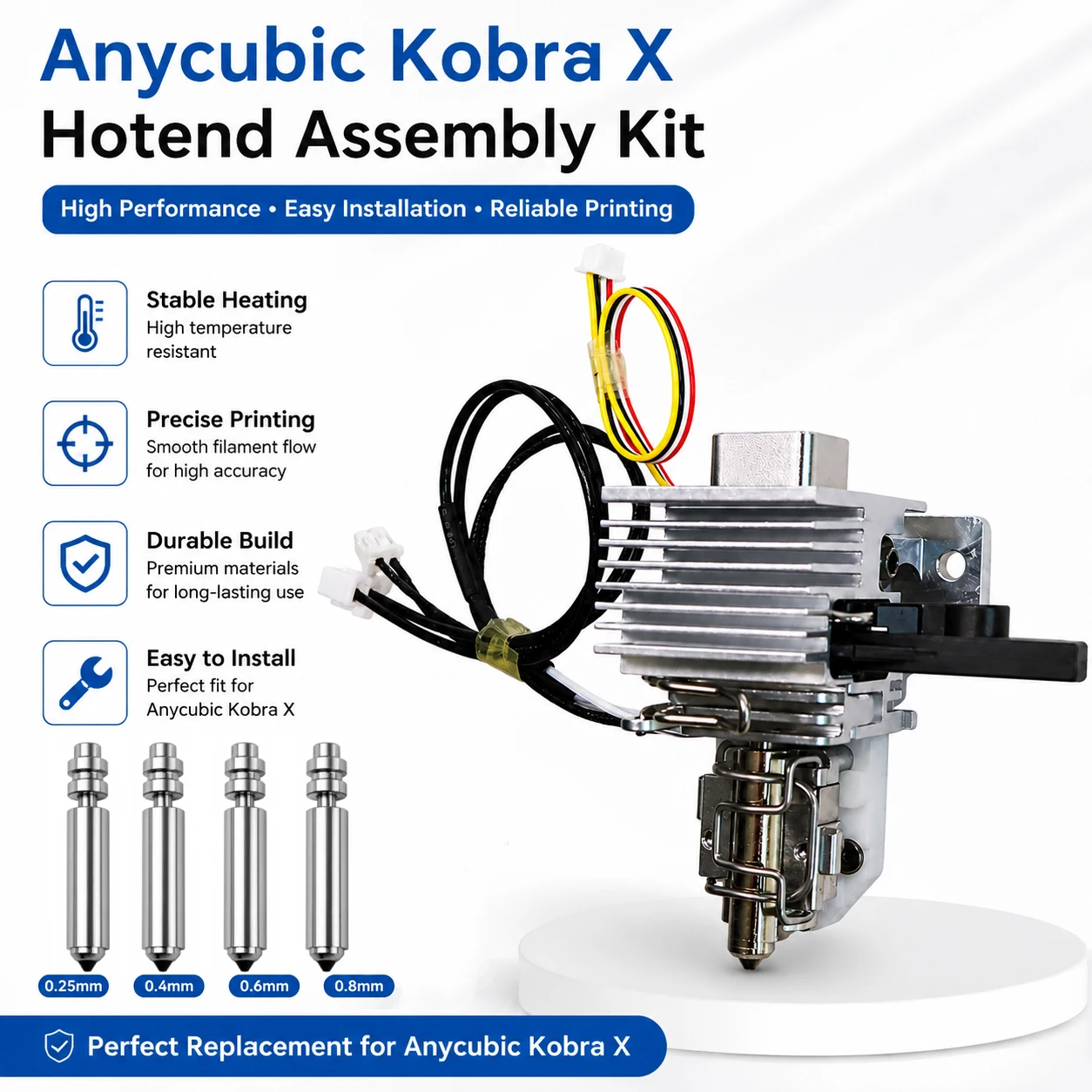 Kit Hot End 0.25 0.4 0.6 0.8mm - 3D Printing News recensione e prezzo
