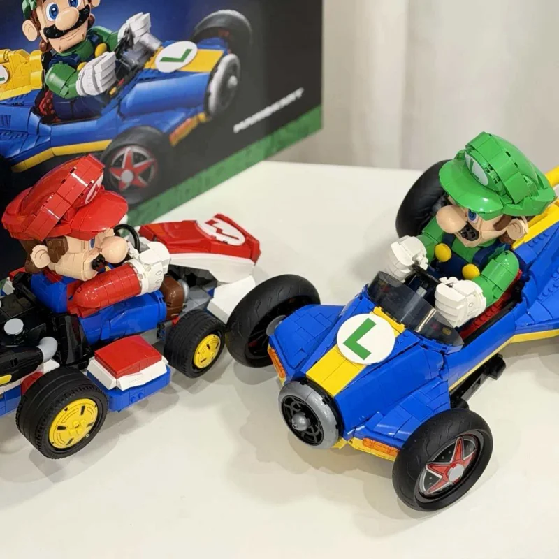 Nouvelle Série Super Mario 2026 Kart 72037 72050 Blocs de Construction Modèle de Voiture de Course Jouet de Collection Cadeau pour Enfants et Adultes
