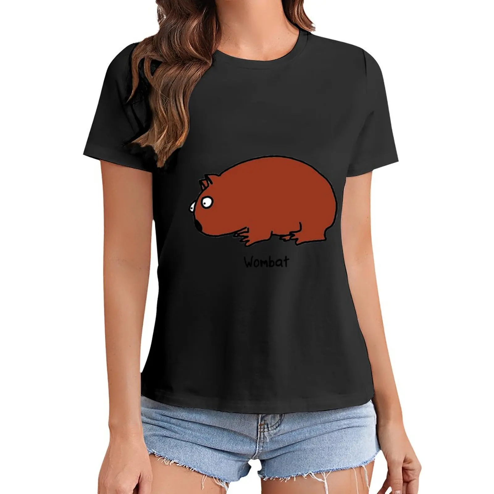 

Interested Wombat T-Shirt tees quick-drying korean fashion Women's tee shirt