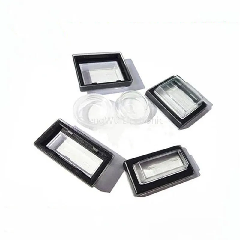 10pcs Rocker Switch Transparent Dust Cover Mini Push Button Switch Waterproof Cap Diameter 23mm KCD1-KCD2-KCD3-KCD4