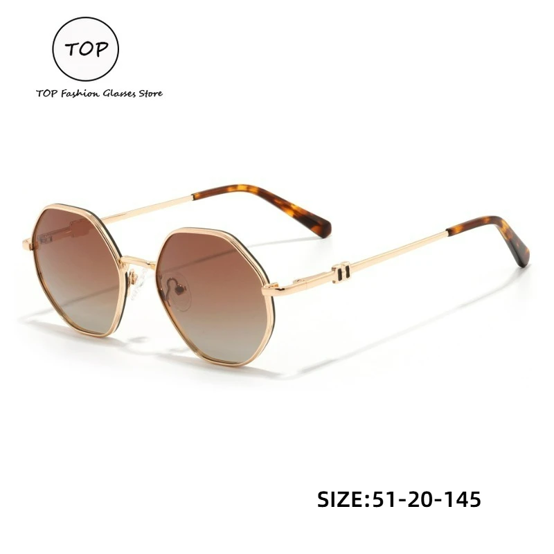 

Новые модные многоугольные солнцезащитные очки для женщин и мужчин в металлической оправе в маленькой оправе в стиле ретро, очки с защитой от ультрафиолета, уличная одежда, вечерние оттенки, Лидер продаж