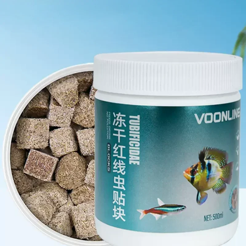 VoOnline Lombrices de agua con parche de gusano de hilo rojo liofilizado