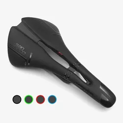 Ultralight full Carbon Bicycle Saddle vtt Racing Seat Wave Road Bike Saddle Leather Cushions Assessorios Para Bicicleta Seat 143