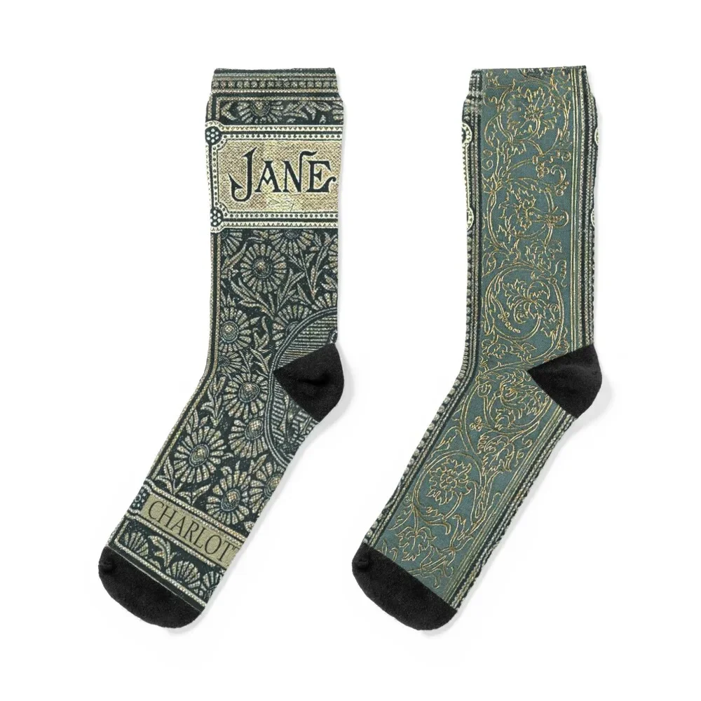 

Jane Eyre Old Book Cover Design Socks Lots cartoon hiking christmas stocking Boy Child Socks Women's