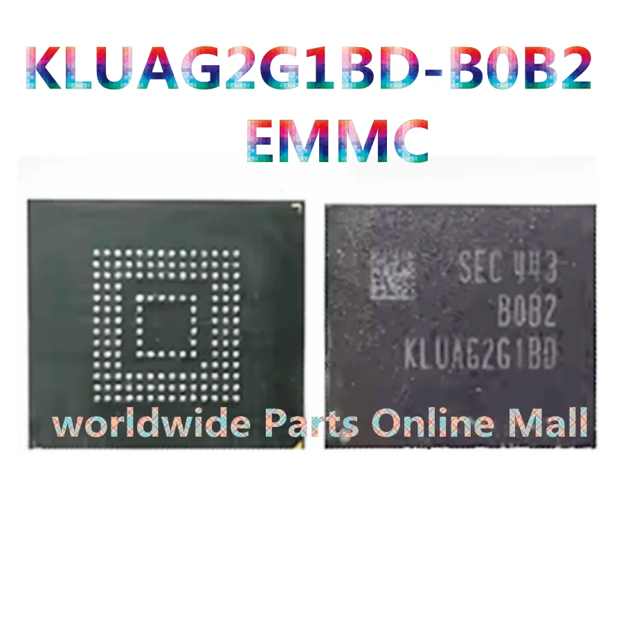 KLUAG2G1BD-B0B2 adecuado para Samsung 16G 153 ball, fuente de teléfono móvil, plantación de segunda mano, buena bola ic, 1-5 uds.