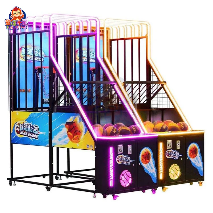New High Quality Luxury Indoor Adult Street Shooting Basketball Arcade Game Machine With Video