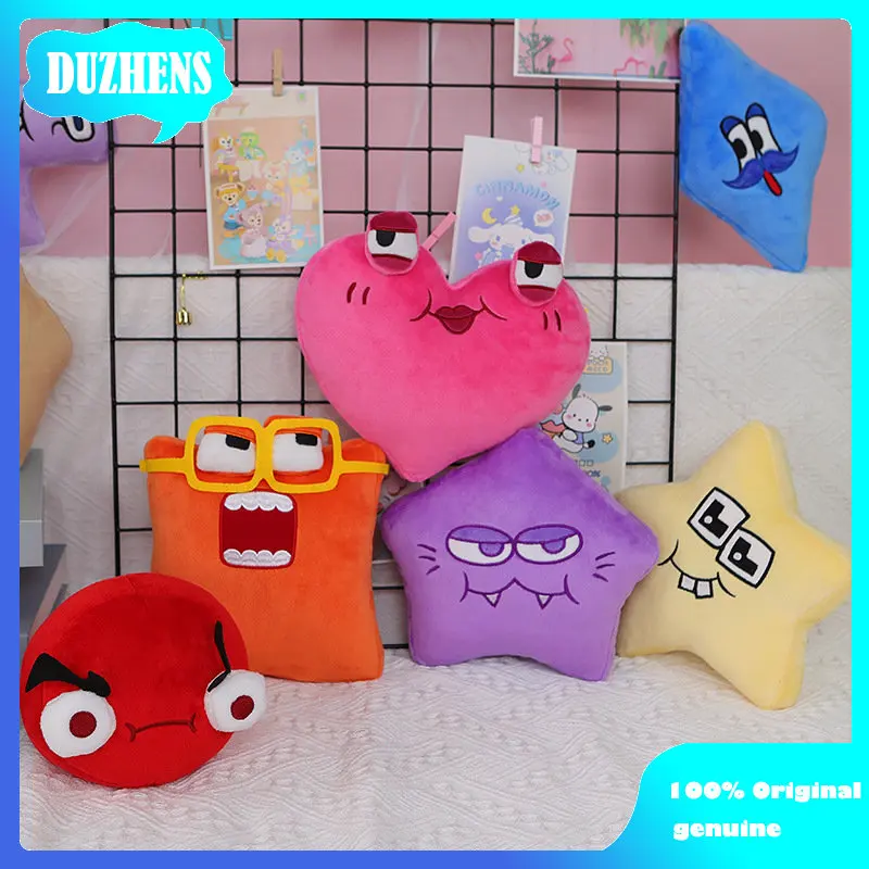 In stock hot selling Alphabet Lore Shape knowledge series plush pillow doll enlightenment education toy doll gift