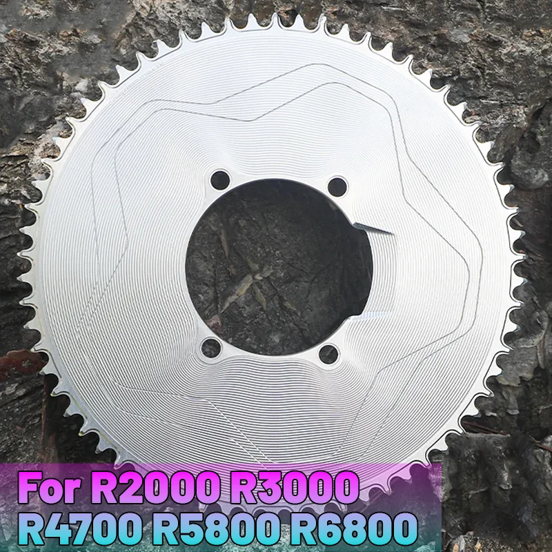 

Кольцо цепи с 4 винтами Bcd 110, узкое, широкое для Shimano Tiagra 4700 105 5800 Ultegra 6800 Dura Ace R9000 58 60 62t 64t 66 Корона 12s