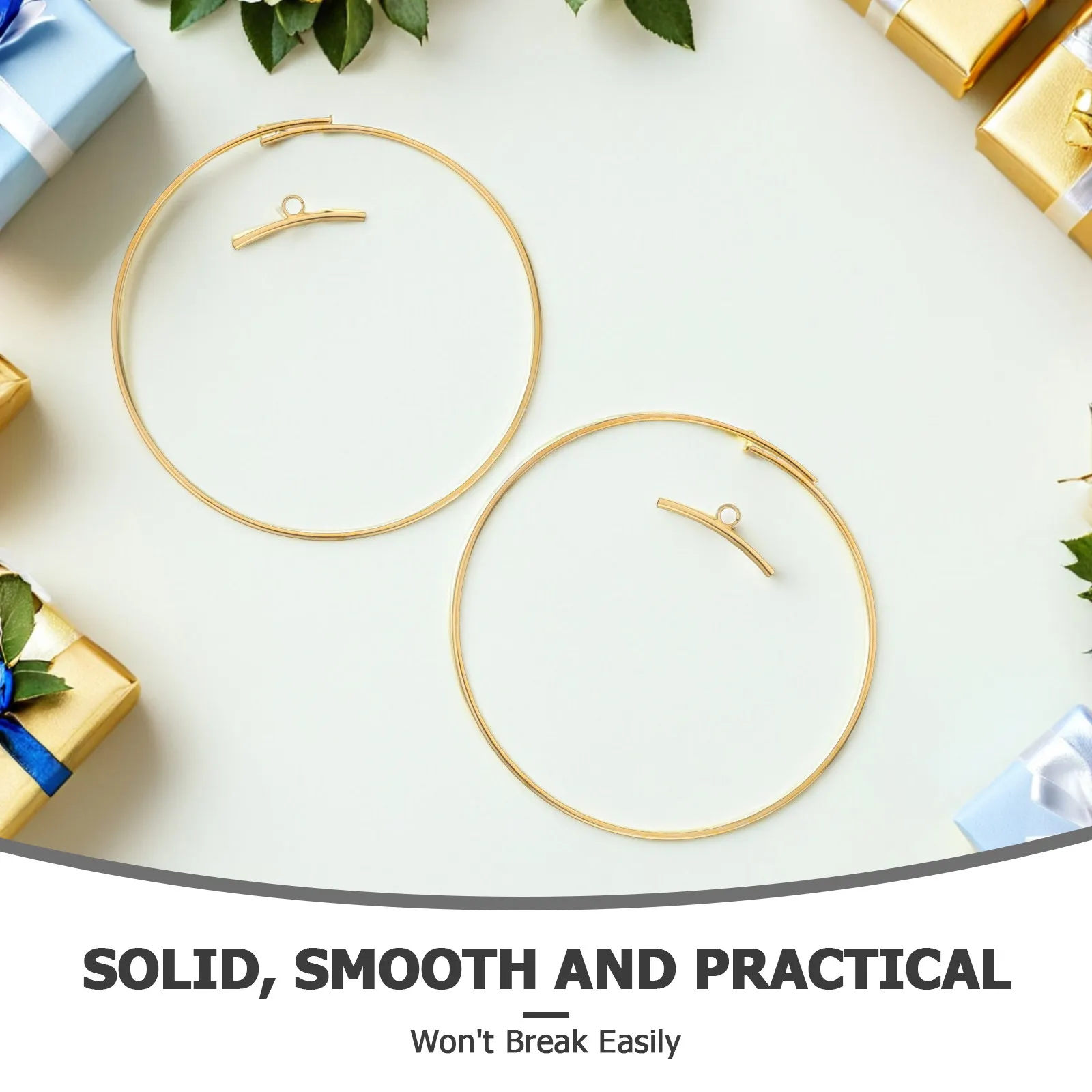 

12Pcs Dream Catcher Rings Gold Macrame Hoop Rings Metal Wreath Frames DIY Boho Wall Hanging Floral Arrangement Wedding Decor