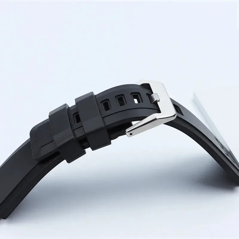 جديد طبيعة الأسود الأزرق المطاط حزام الساعات دبوس مشبك اكسسوارات جرس روس حزام BR01 BR03 22 مللي متر 24 مللي متر في الهواء الطلق معصمه مقاوم للماء