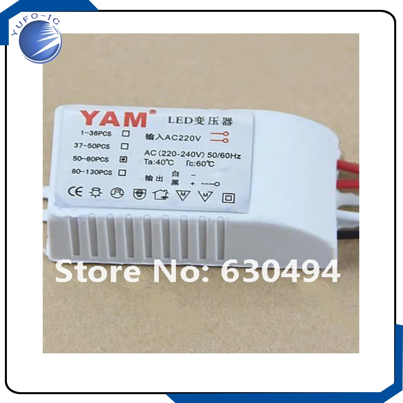 Free Shipping AC 220-240V Electronic Transformer Power Supply Driver For String LED 50-80pcsOriginal module