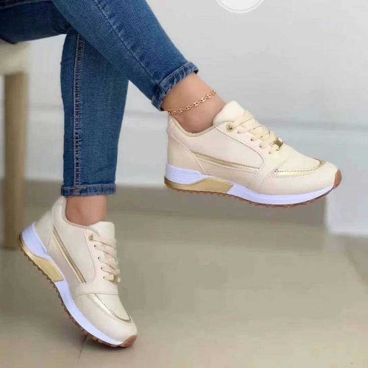 Damen Turnschuhe neue Schnür Slipper Frauen leichte klassische vielseitige Mode Turnschuhe Designer Mode Sportschuhe für Frauen