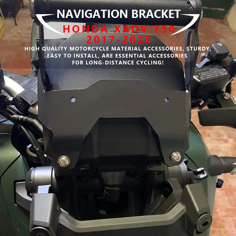 

For HONDA XADV 750 2017 2018 2019 2020 Motorcycle Phone Holder Stand GPS Navigation Plate Bracket Accessories