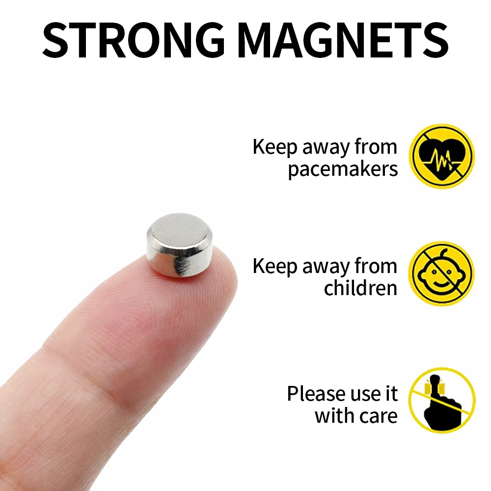 8x5mm Round Super Strong Neodymium Magnet N35 Powerful Magnetic NdfeB Permanent Refrigerator Magnet imanes DIY