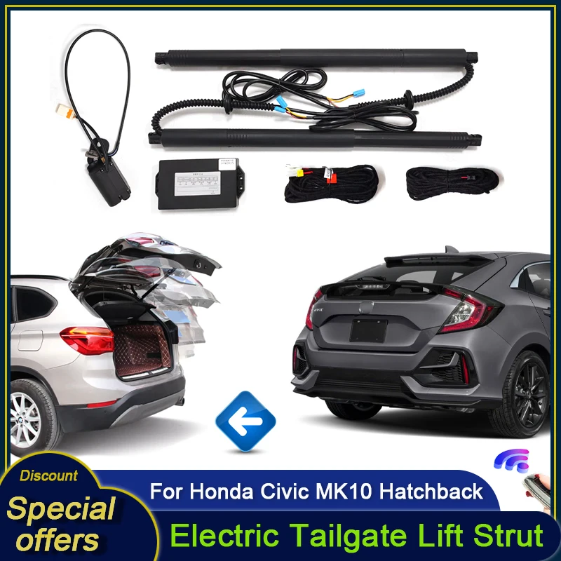 

For Honda Civic MK10 Hatchback 2016~2022 Car Electric Tailgate Tail Gate Strut Vehicle Power Rear Door Lift System Kit for Trunk