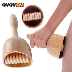 1Pcs Wooden Swedish Massage Cup - Manual Anti Cellulite Suction Cup, for Lymphatic Drainage, Maderotherapy, Body Sculpting Too