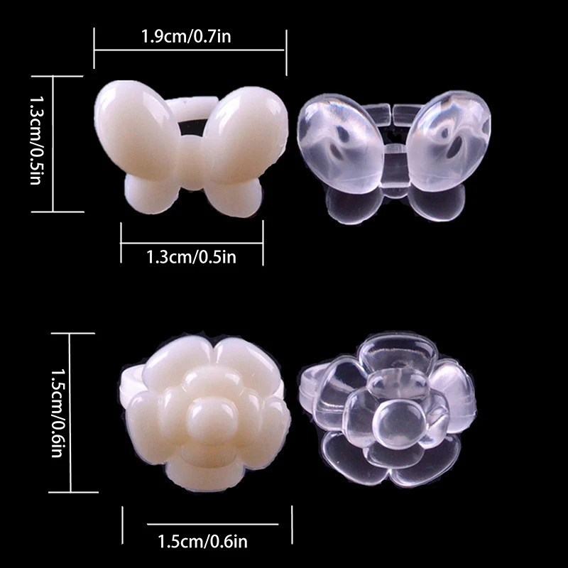 Anello di visualizzazione per unghie trasparente da 50 pezzi anello di visualizzazione per tabellone a colori fai da te anello per carta di visualizzazione a colori per smalto per unghie per strumento di visualizzazione per Manicure