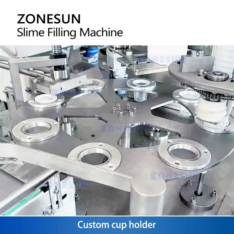 Zonesun Slime Clay Packing Machine Paste Filling and Capping Machine Slime Packing Equipment Clay Extruder ZS-SFC1