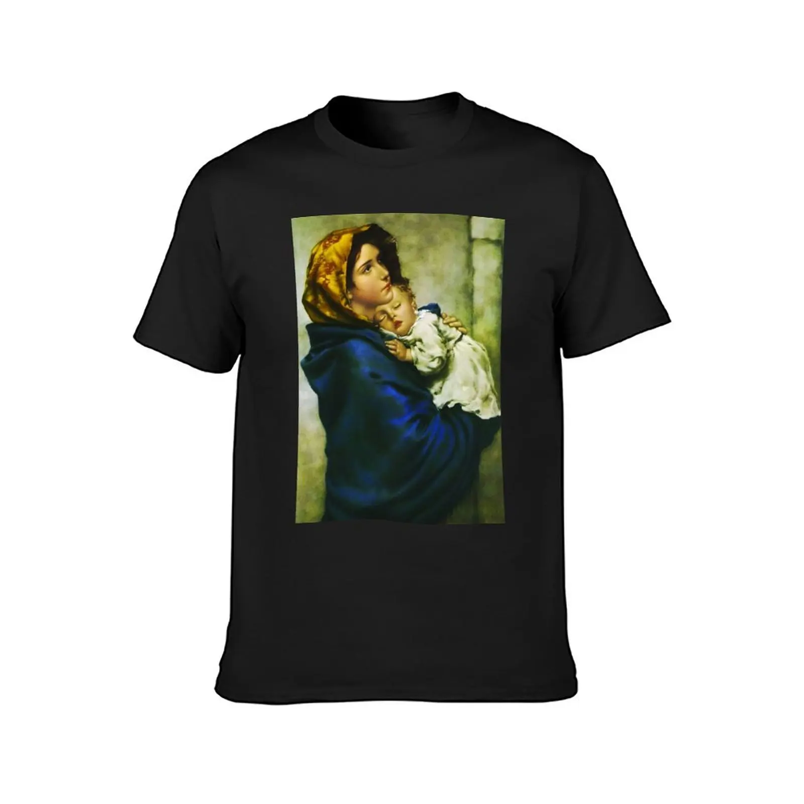 Madonnina - Virgin Mary - Madonna of the Streets T-Shirt boys whites customs Short sleeve tee Short sleeve tee men