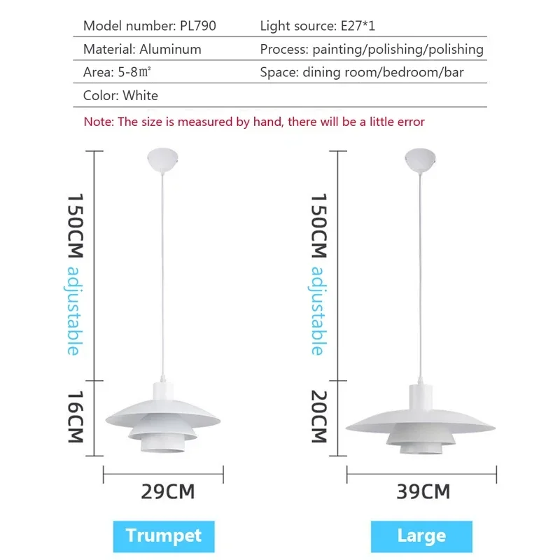 Imagem -04 - Moderno Guarda-chuva Led Lustre Luz Pingente Decoração para Casa Lâmpada Suspensão Colorida E27 Salão Roomdecor Luminária de Alta Qualidade