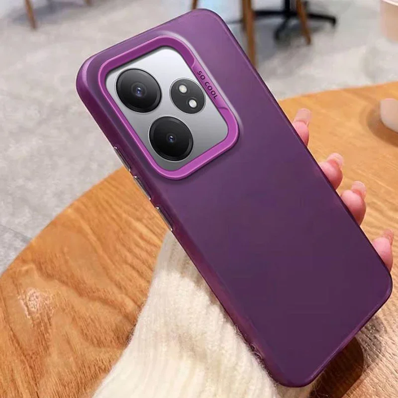 Etui na telefon Realme GT 6T G T 6 Neo6 SE Etui Realme GT Neo6 RMX3853 Metaliczne Aurora Matte Cover