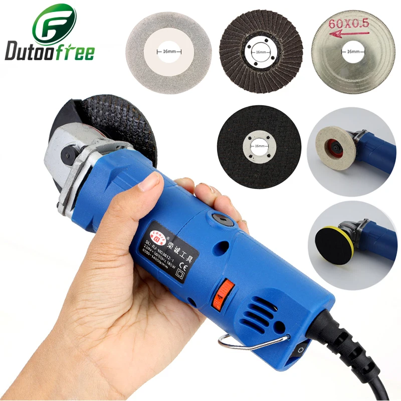 

130W/165W Mini Electric Angle Grinder 6 Speed/Fixed Speed Polishing Machine Set Diamond Cutting Grinder With Accessory 220V