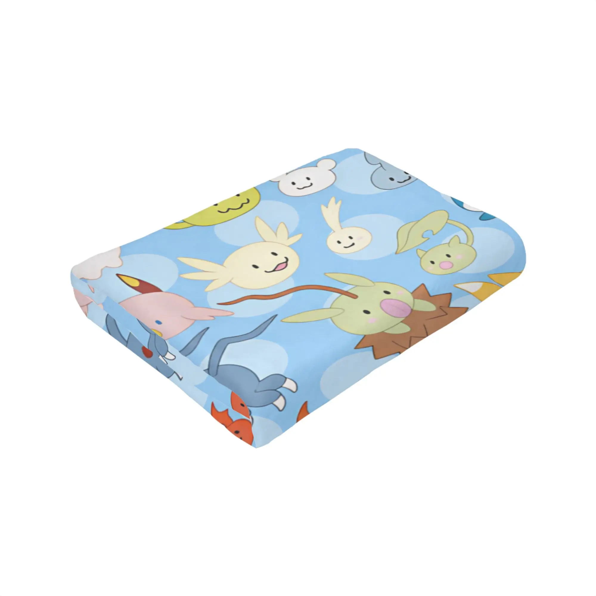 Warm Soft BlanketsStudents Camping Digimon Orange Team Art Throw Blanket  Flannel Bedspread For Couch Bed Novelty Sofa Bed Cover - view 5