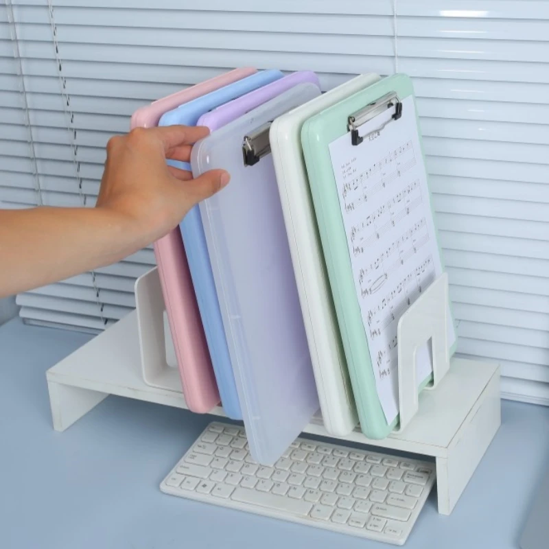 Multifunctional Writing Board File Folder Document Storage Box A4 Folders Book Pad Clamp Stationery 6 Style