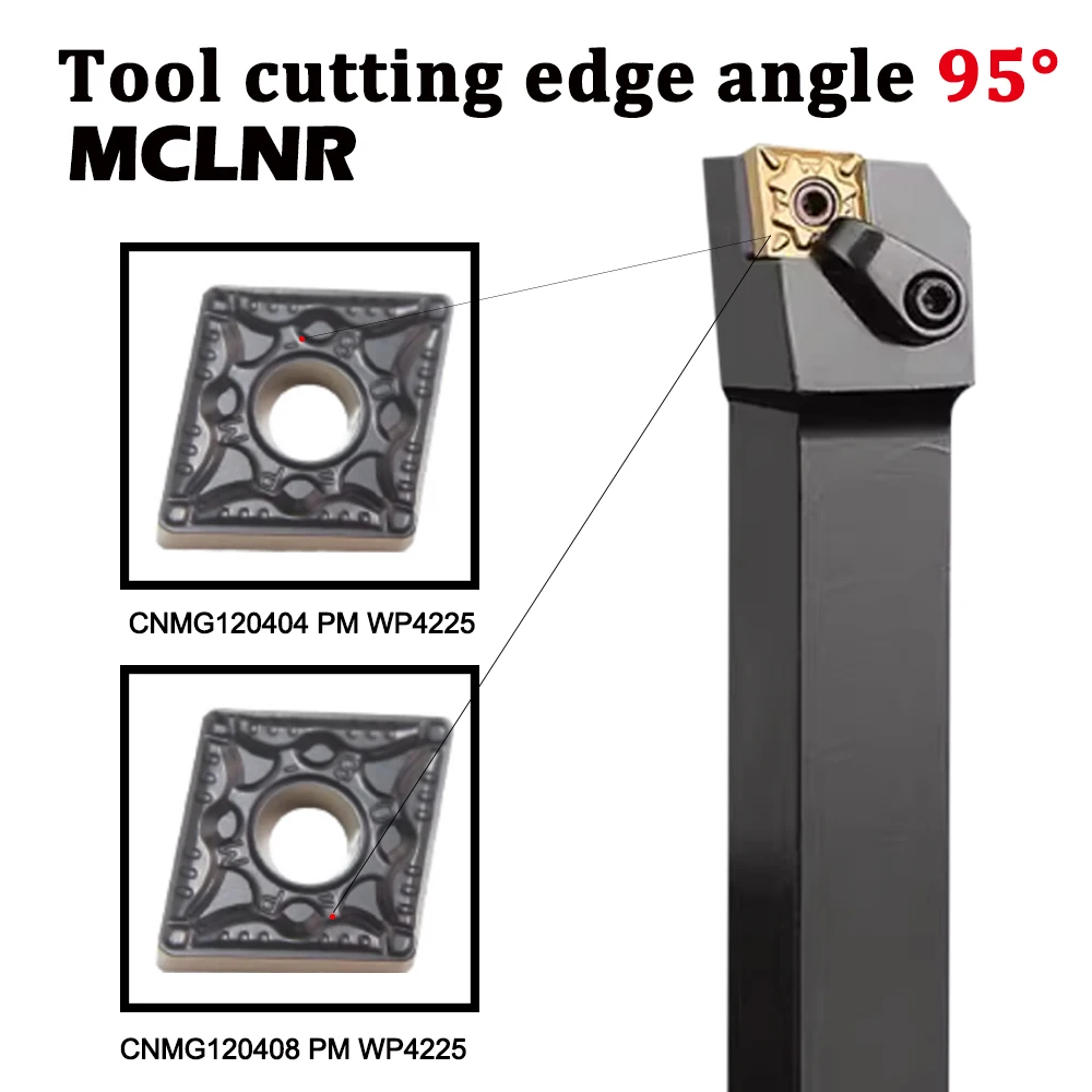 

Turning Tool Holder MCLNR1616H12 MCLNR2525M12 External Turning tools CNC Lathe Tool Holder MCLNR MCLNL For CNMG