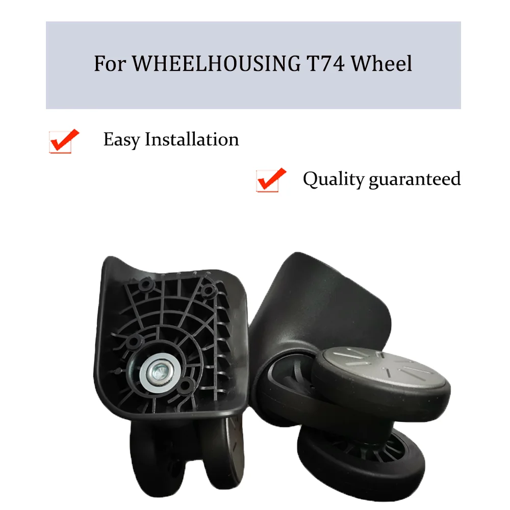 

For WHEELHOUSING T74 Nylon Luggage Wheel Trolley Case Wheel Pulley Sliding Casters Universal Wheel Repair Slient Wear-resistant