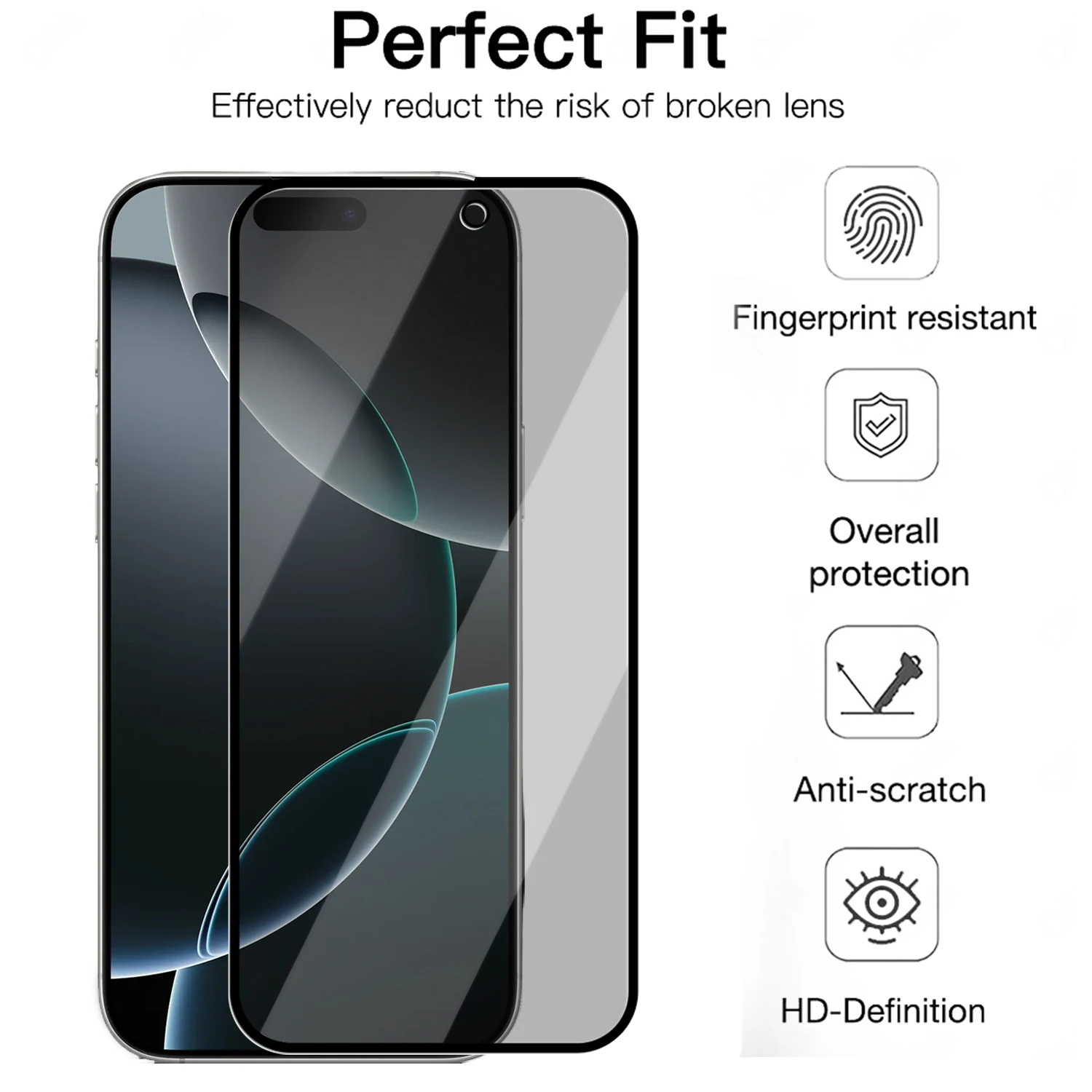 Privacy Tempered Glass for IPhone 17 Pro Max 9H Hardness Screen Protectors For iPhone17 17Air 17Pro Anti-Peeping Glass Films