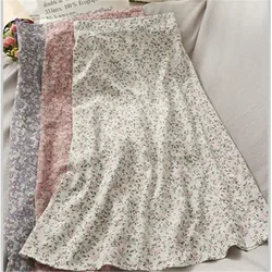 Woman Skirt 2026 Summer New Korean Ins Fashion Temperament Gentle Vintage Floral Slim Versatile High Waist Female Skirt