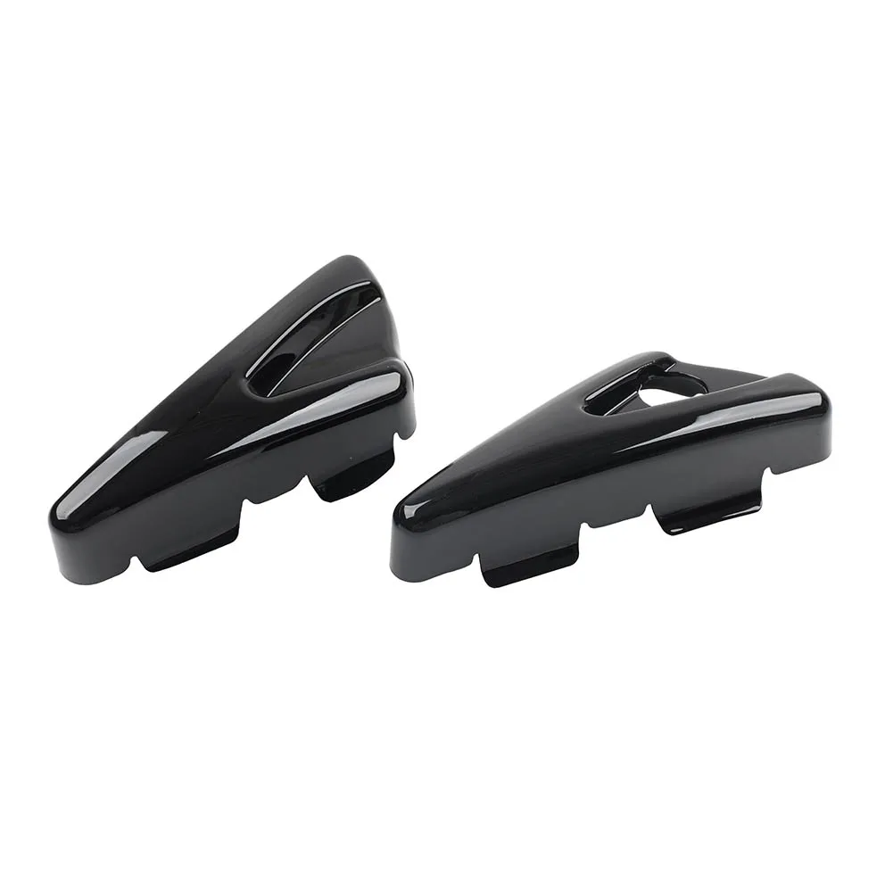 2Pcs Motorbike Side Frame Fuel Tank Cover Protector ABS Plastic Glossy Black For Harley V-Rod VRSCA Night Rod Special 2002-2006