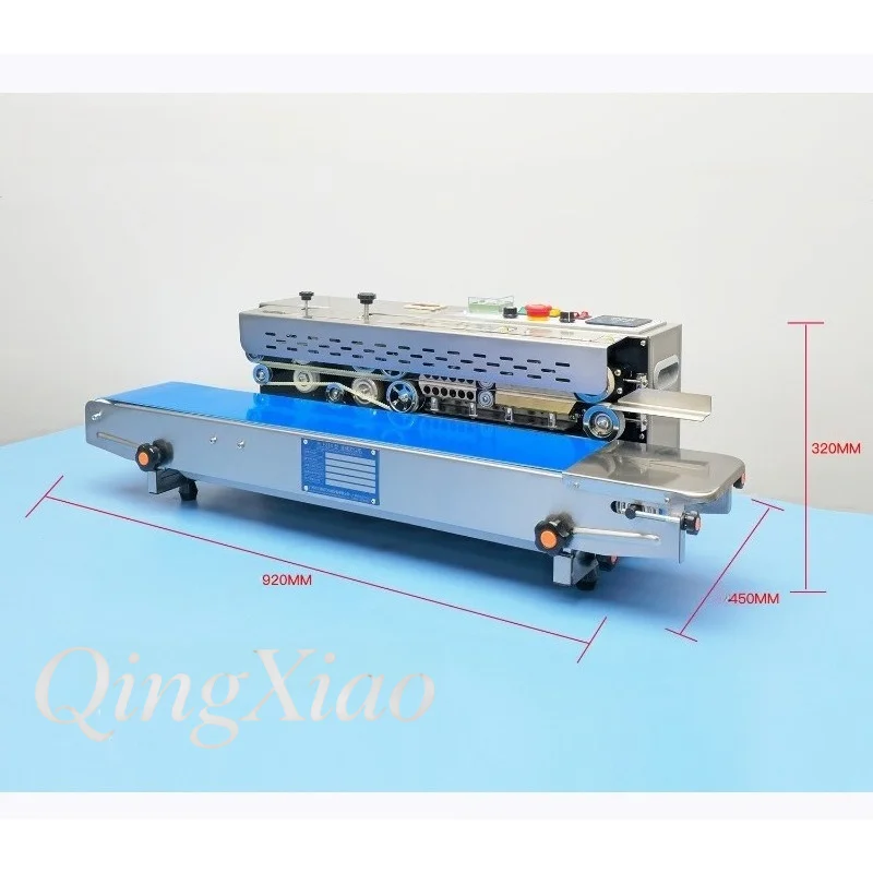 Fully Automatic Continuous Sealing Machine with Ink Wheel Printing and Heat Sealing Coding and Sealing Machine