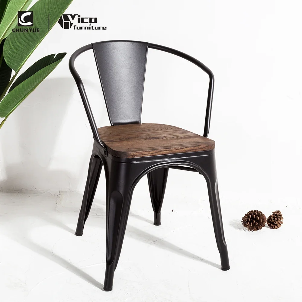 Dining steel outdoor chair