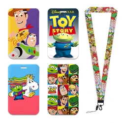 Disney Toy Story Woody Buzz Lightyear Neck Strap Lanyards Keychain Badge Holder ID Card Pass Hang Rope Lariat Accessories Gift