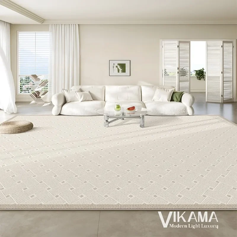 VIKA Nordic Japan South Korea Advanced Cream Upgraded Material Living Room Bedroom Kitchen Bathroom Thickening Carpet Mat Rug