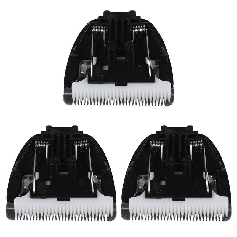 3X CP8000 Dog Hair Trimmer Blade Head Pet Hair Clipper Ceramic Replacement Knife For CP-8000 7800 8100 3100 3180 CNIM Hot