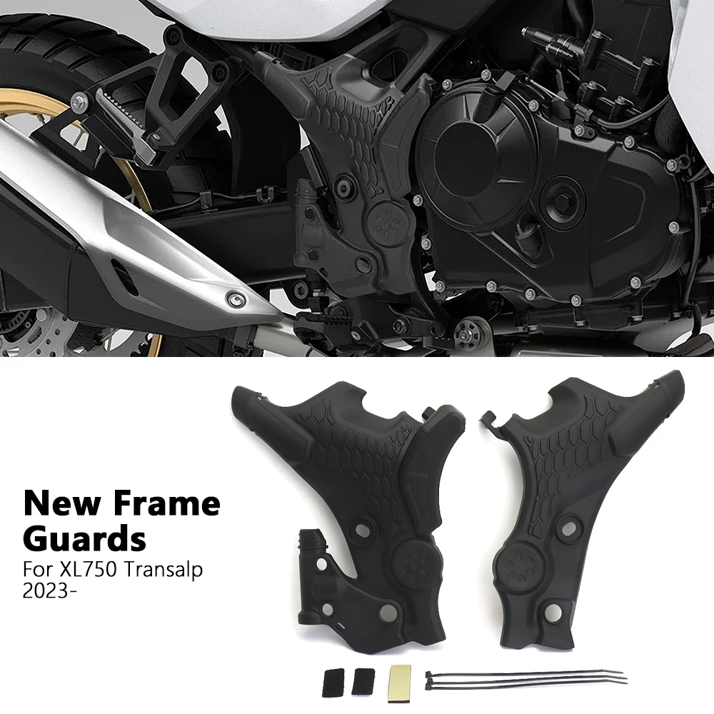 

Motorcycle Frame Guard Side Protection Cover Fairing Protector Panel Kit For Honda XL750 Transalp XL 750 TRANSALP 2023 2024